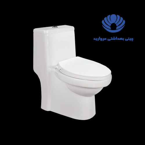 توالت فرنگی مروارید یک تیکه مدل تانیا